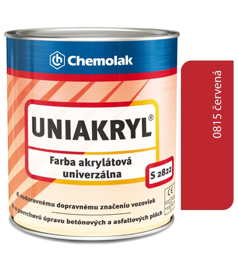 Chemolak Uniakryl S2822 farba na betón a asfalt 0,75 l