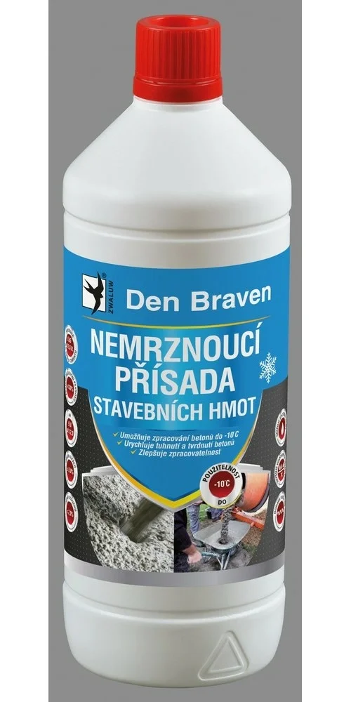 Den Braven Nemrznúca prísada do stavebných hmôt 5 l