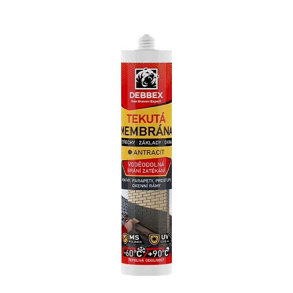Den Braven Tekutá membrána 290 ml, RAL 7016 (antracit)