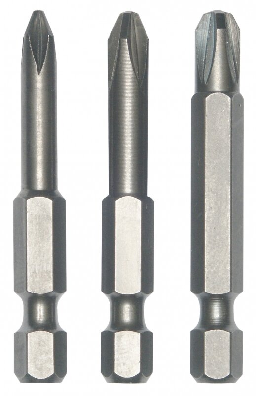 Conmetall sada bitov Pozidriv PZ1, PZ2, PZ3 50 mm, 3 ks
