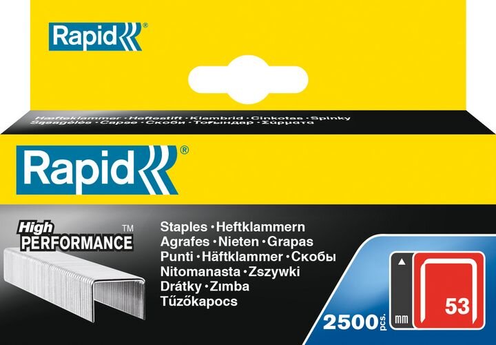 Rapid sponky typ 53, 8 mm, 2500 ks