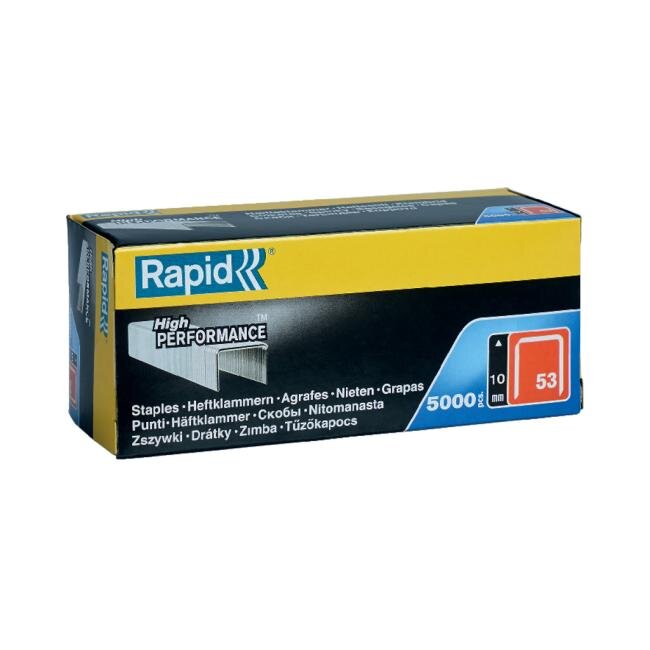 Rapid spony No.53 (10 mm), balenie 5000 ks