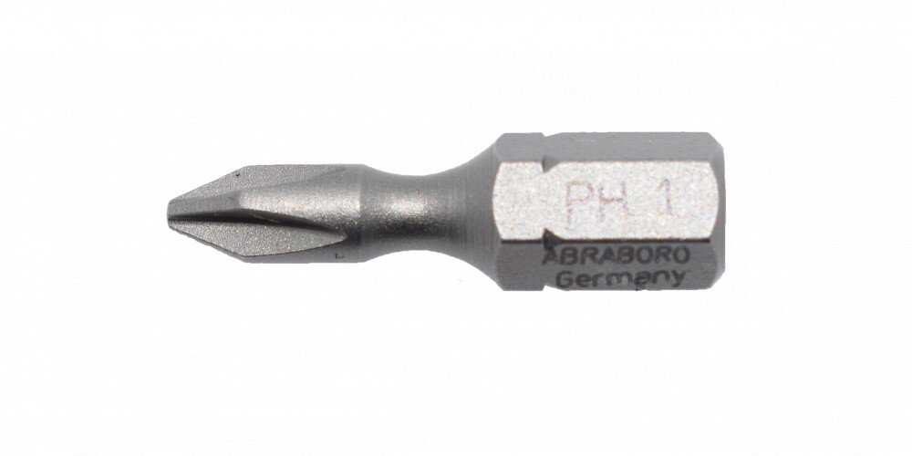 ABRABORO SUPRA bit PH0 25 mm, 1/4\" (6,3 mm)