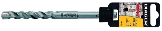 Diager vrták SDS‑Plus BOOSTER 10 x 160 mm (prac. dĺžka 100 mm)