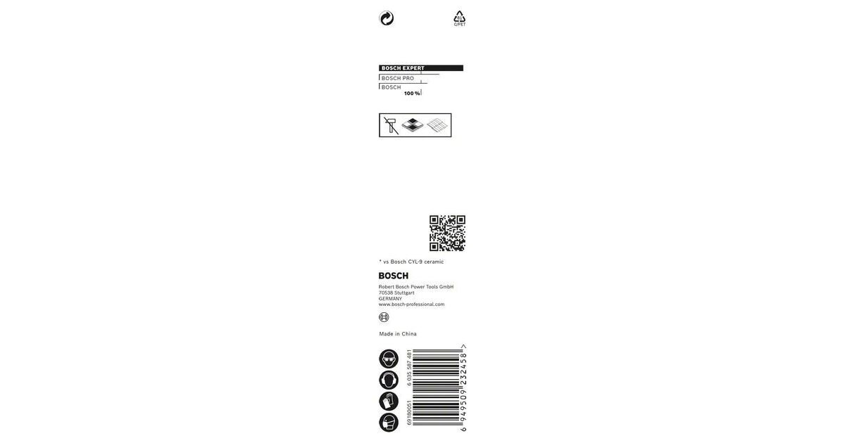 Bosch EXPERT HEX-9 HardCeramic vrták do keramiky 10 x 90 mm