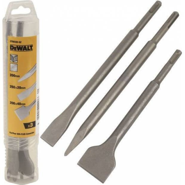 DeWALT DT60330 sada sekáčov SDS-Plus, 3 ks