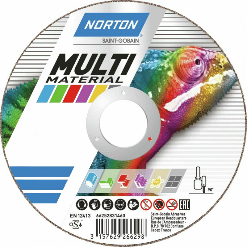 Norton Multi Purpose rezací kotúč 125 x 1,6 x 22,23 mm (C46T)