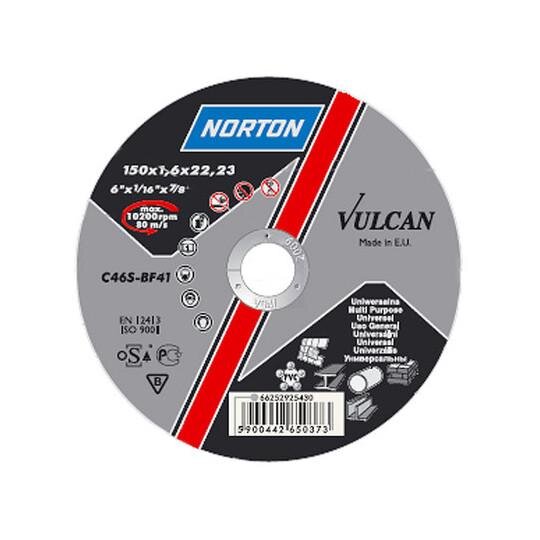 NORTON Vulcan A rezný kotúč na kov a nerez 180 x 2,0 x 22 mm A30S-BF41