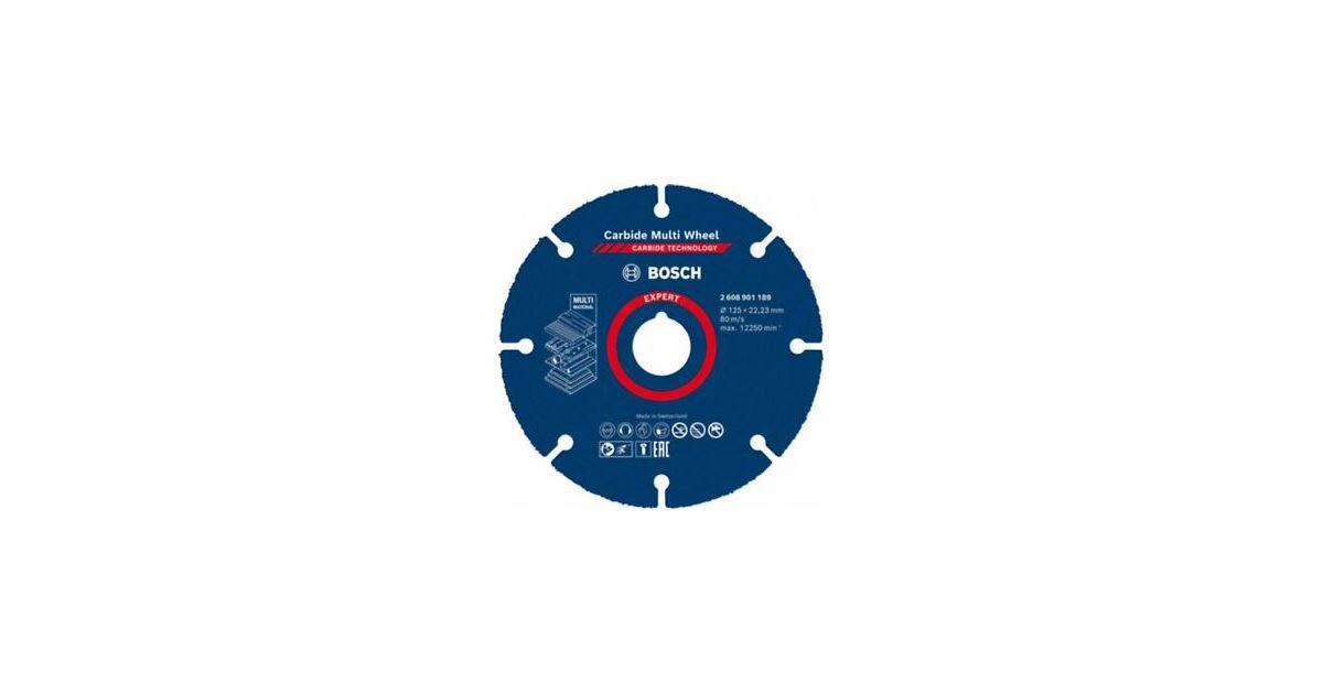 Bosch EXPERT Carbide Multi Wheel rezací kotúč 125 x 22,23 mm