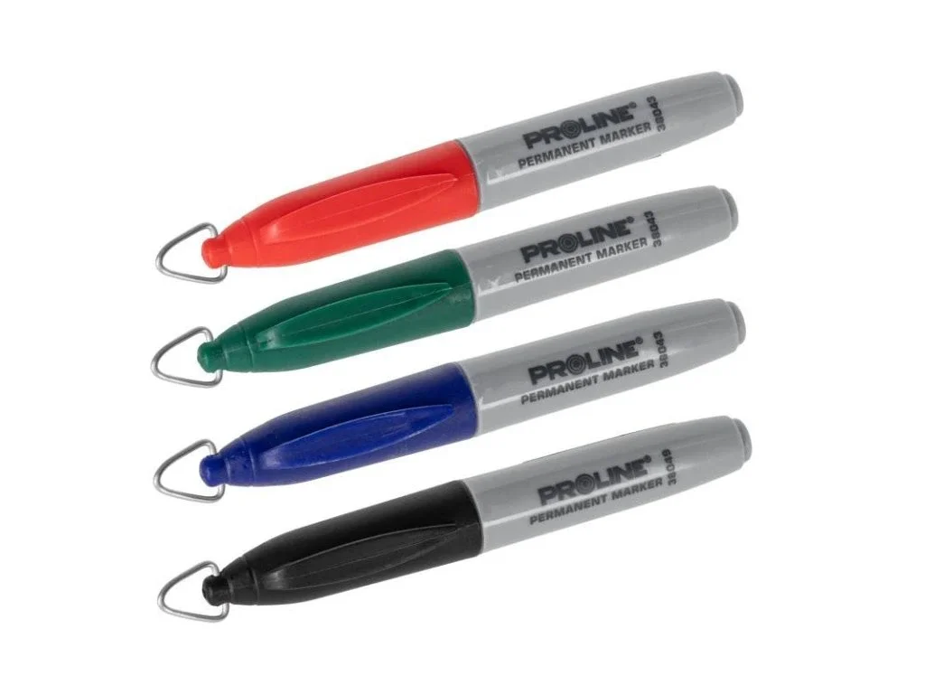 PROLINE permanentný popisovač mini, 4 farby