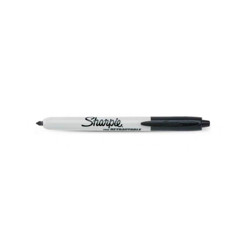 Sharpie Retractable permanentný marker, hrot 1 mm, čierny (S0810840)