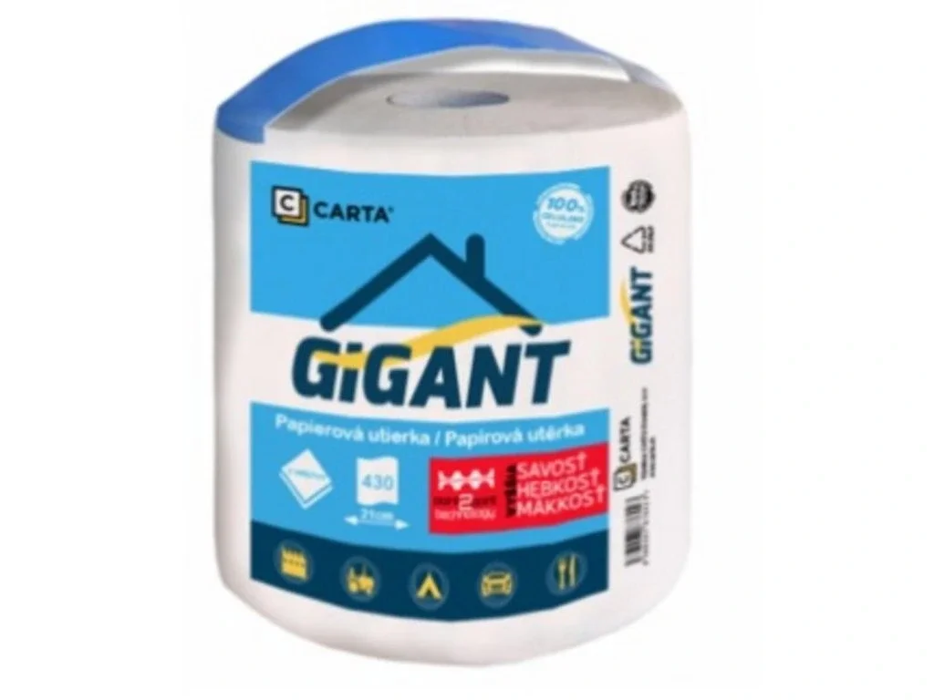 Karina GIGANT papierové utierky v rolke, 1 kg, šírka 23 cm