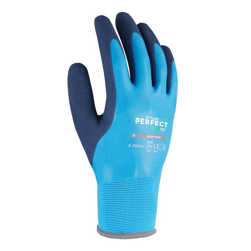 STALCO Perfect rukavice nylonové AQUA FOAM, veľ. 10