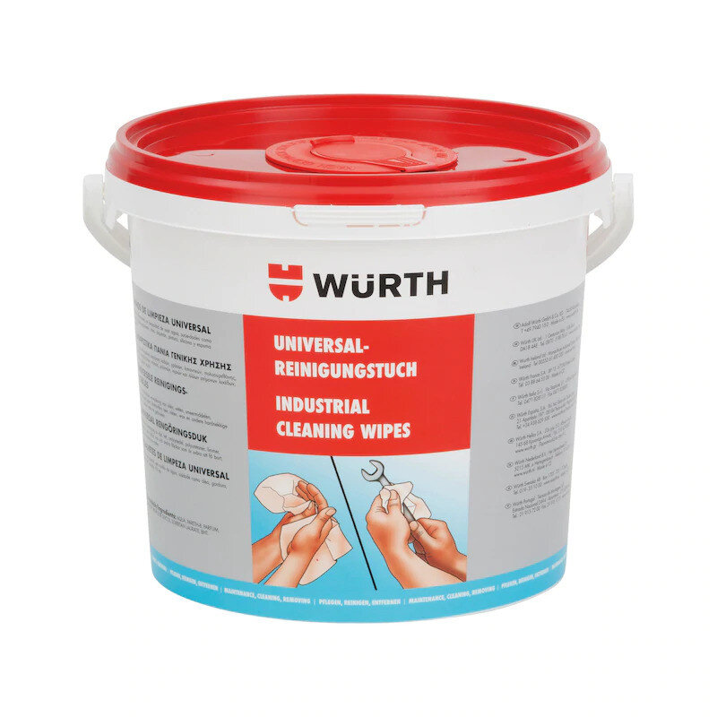 Würth univerzálne vlhčené čistiace utierky, 90 ks