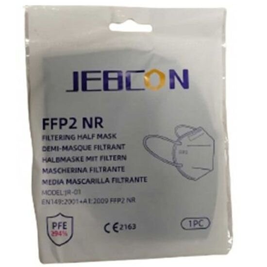 Respirátor JEBCON FFP2 NR, čierny, 1 ks