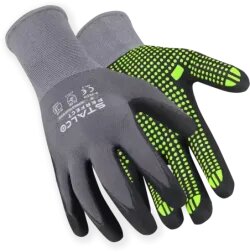 Rukavice nylonové NITRILE FLEX DOTS PERFECT, veľ. 9