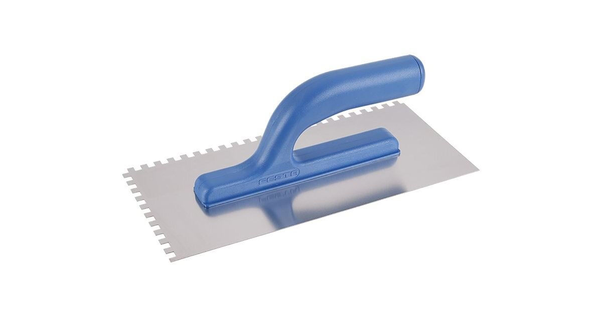 FESTA hladítko nerezové zubové 280 x 130 mm, zub E6