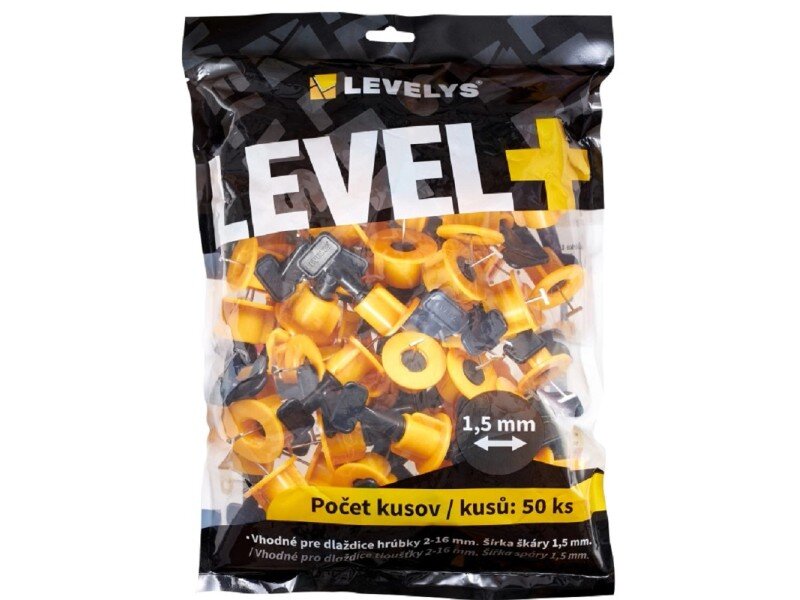 LEVELYS Level Plus maticový leveling systém 1,5 mm, 50 ks