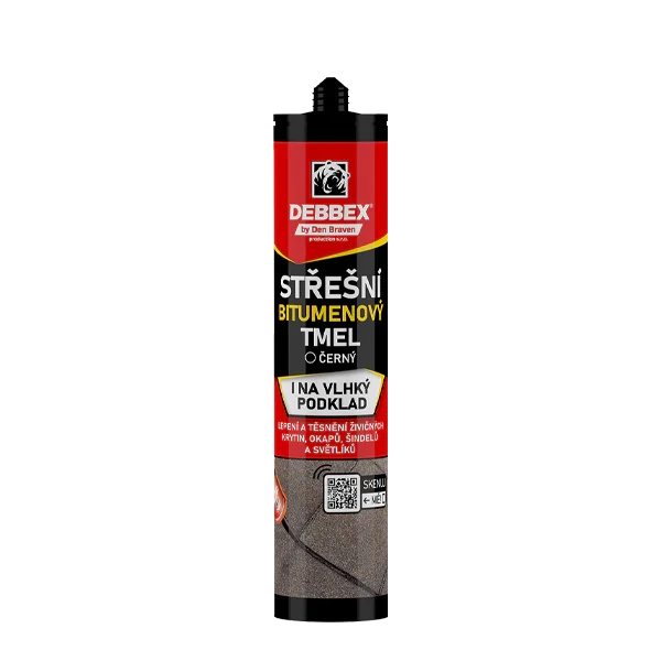 Strešný bitumenový tmel 310ml Den Braven