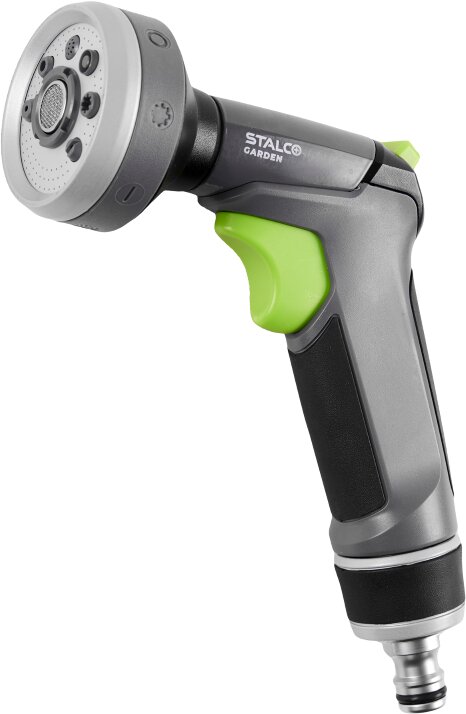 8-funkčná záhradná postrekovacia pištoľ STALCO GARDEN XTR S101210033