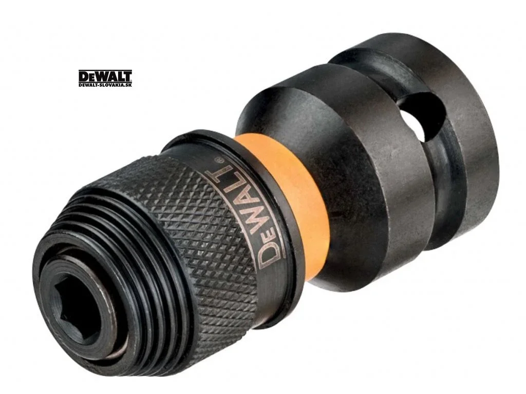 DeWALT adaptér DT7508 1/2" (štvorhran) na 1/4" (šesťhran)