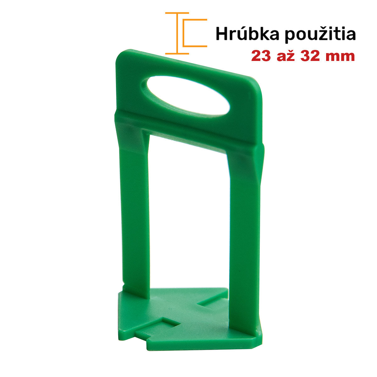 LEVELYS dištančné spony 1 mm XXL, 100 ks