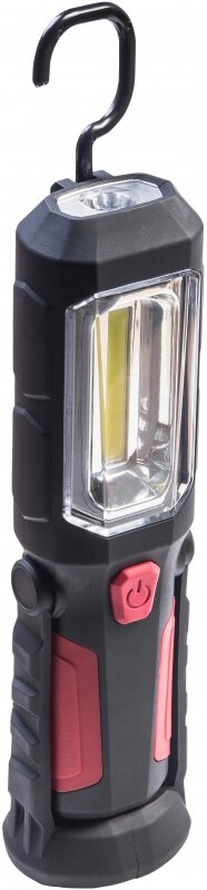 Pracovné LED svietidlo WERKZEYT (COB + 1x LED, magnet, háčik)