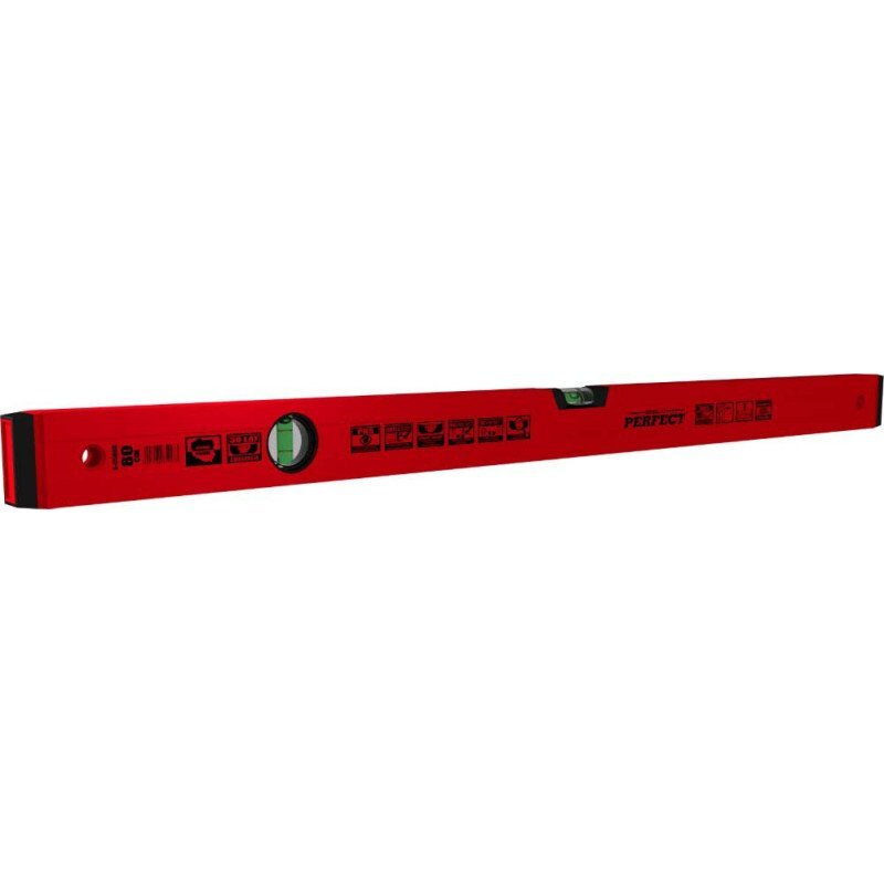 STALCO Perfect hliníková vodováha 120 cm, červená