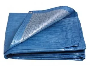 Plachta krycia PE 4 x 5 m, 70 g/m², modrá