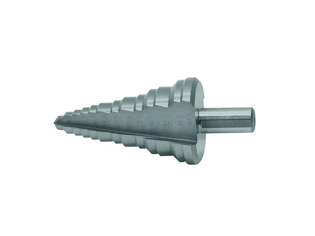 Stupňovitý vrták HSS 7–40,5 mm (13 stupňov)