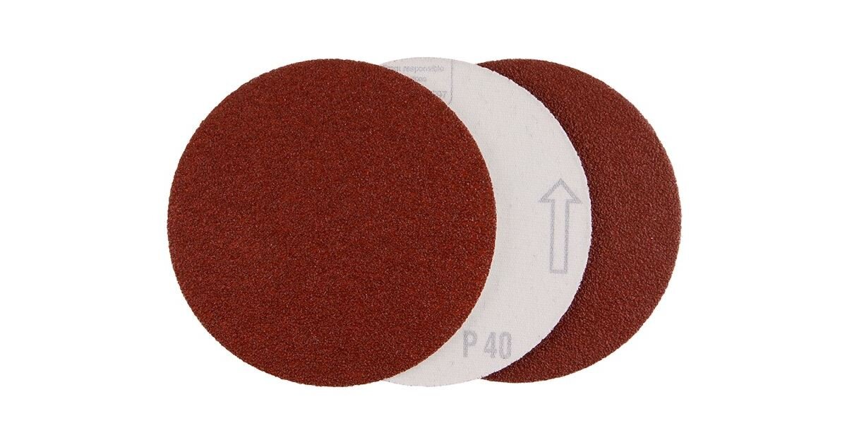Brúsny papier (suchý zips) 125 mm P40, 3 ks