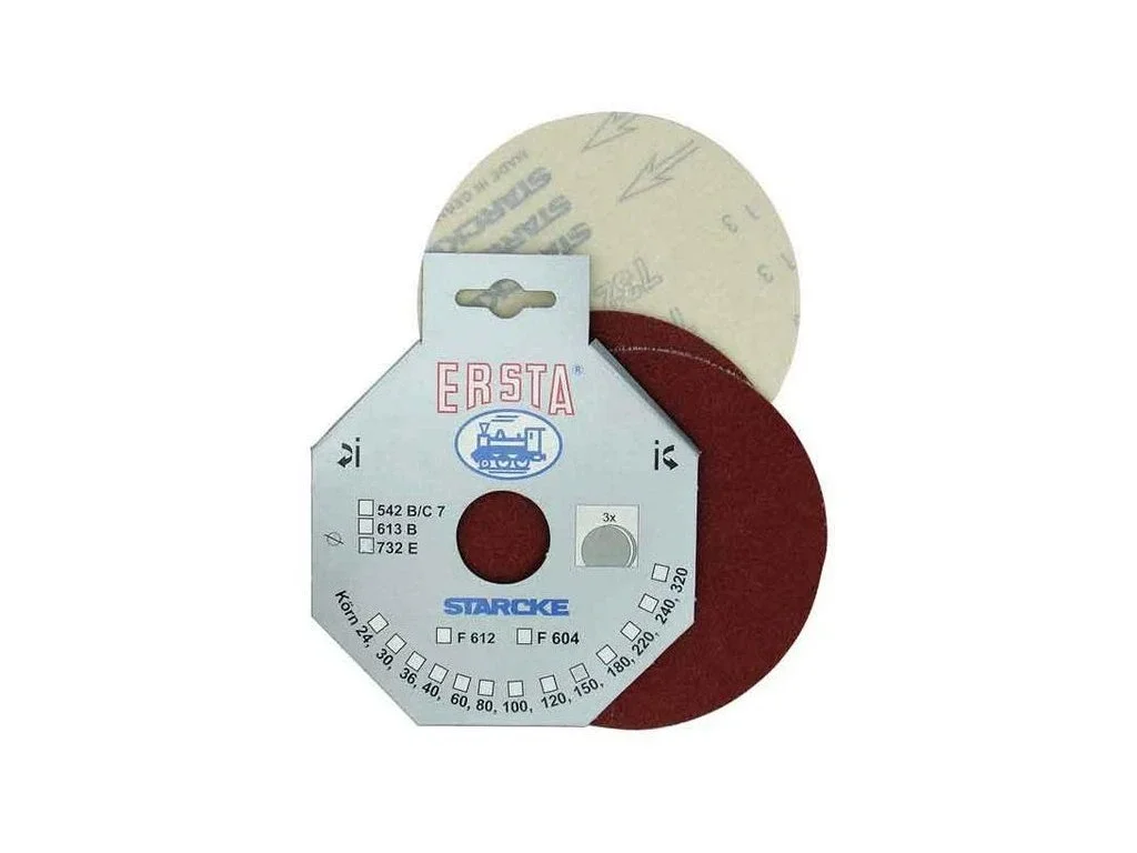 Brúsny papier 125 mm P180, suchý zips, 3 ks