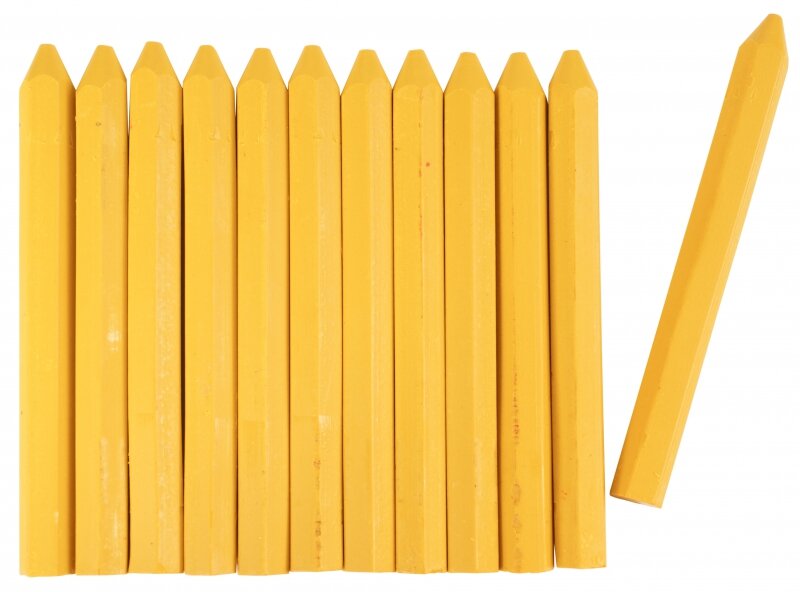 CONNEX značkovacia krieda žltá, 12 ks (120 x Ø11 mm)