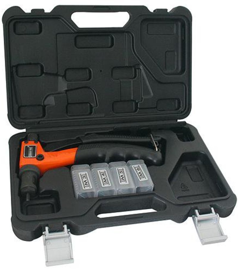 Strend Pro BT-603 nitovacie kliešte na maticové nity, 200 mm, v kufríku
