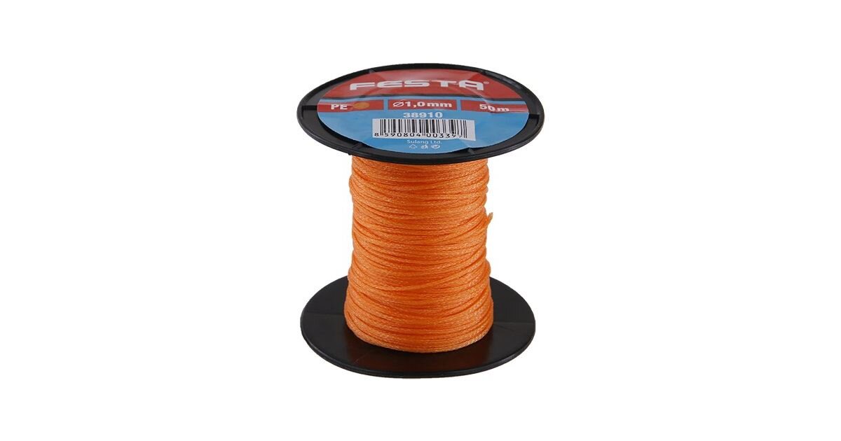 FESTA Murársky špagát 1 mm × 50 m, oranžový