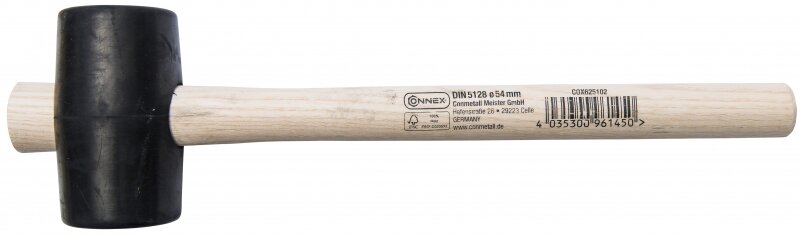 CONMETALL gumová palička 54 mm, násada z jaseňa (FSC)