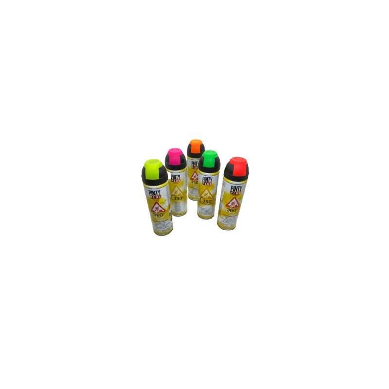 Pintyplus Fluo Marker 360° značkovací sprej 500 ml, červený