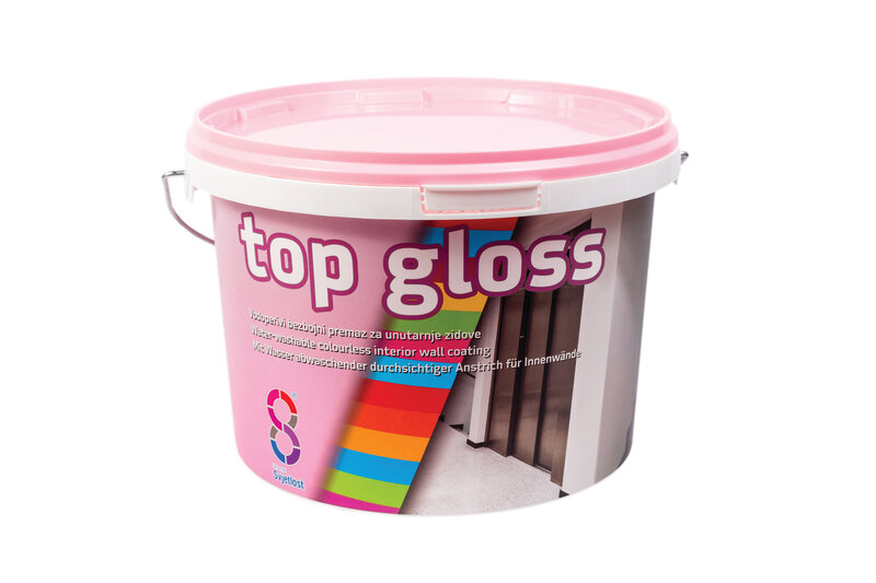 Chromos-Svjetlost Top Gloss bezfarebný lesklý náter (transparentný), 5 l