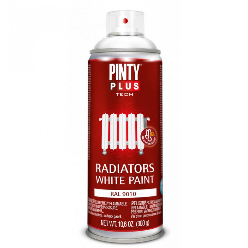Pinty Plus TECH sprej na radiátory 400 ml, biely