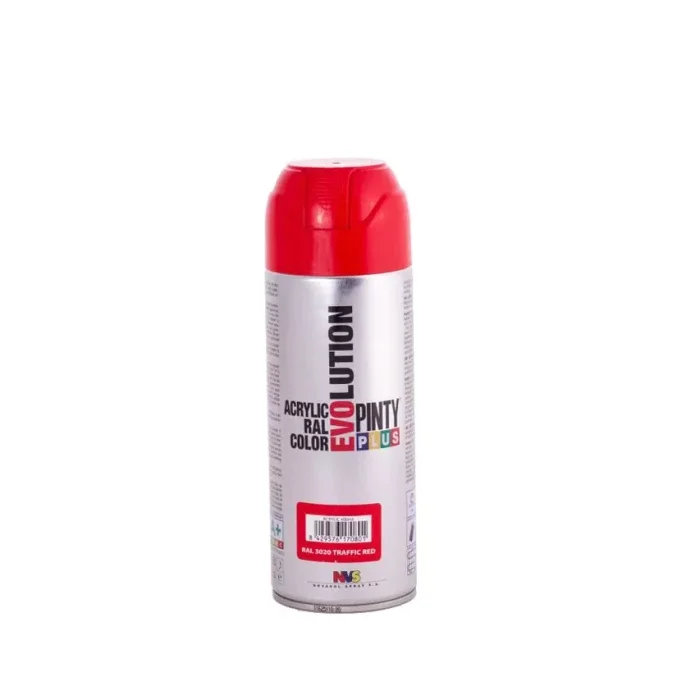 PintyPlus Evolution akrylový sprej 400 ml RAL 3020 (dopravná červená)