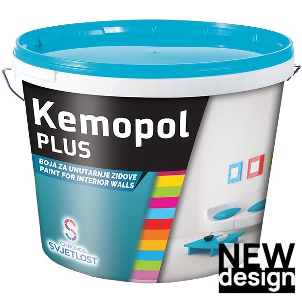 KEMOPOL PLUS vnútorná farba, biela, 5 l