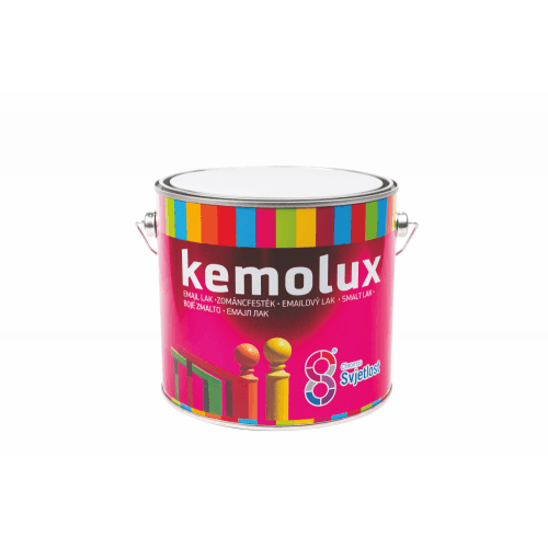 Chromos-Svjetlost Kemolux – vrchná farba na kov, lesk, biela, 0,65 l