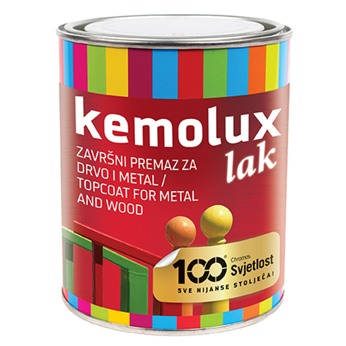 Chromos Svjetlost Kemolux syntetický email lesklý biely (L401) 2,5 l