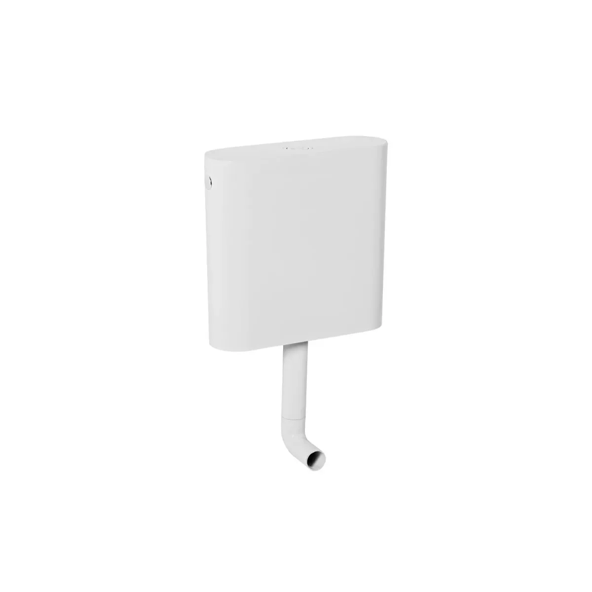 JIKA MODUL plastová splachovacia nádržka pre samostatne stojace klozety, bočné napúšťanie, 3/6 l, 380×118×370 mm, biela