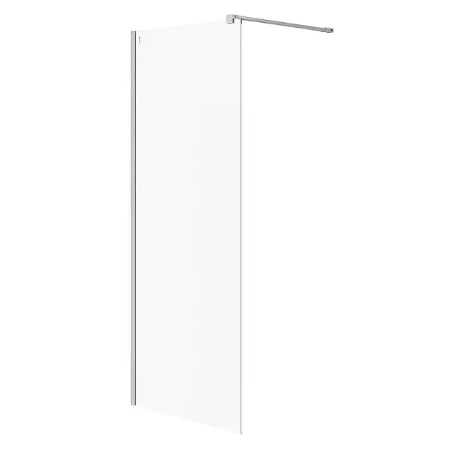 Cersanit Mille sprchová zástena Walk-In 80 x 200 cm, 8 mm číre tvrdené sklo, chróm (S161-005)
