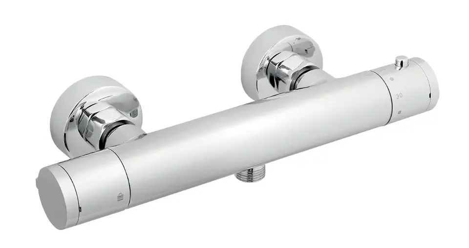 Novaservis Titania Pure termostatická sprchová batéria, chróm, rozstup 150 mm, so spodným vývodom