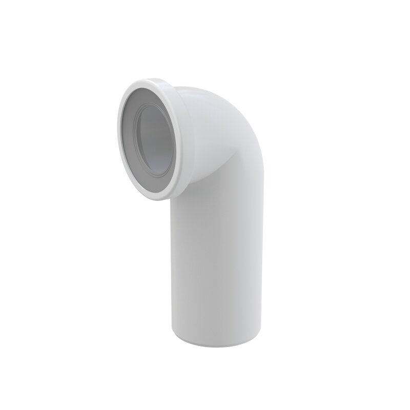 ALCA A90-90 dopojenie k WC, koleno 90° Ø110 mm, biele