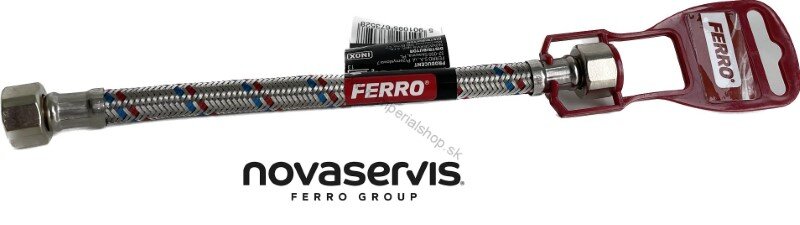 Novaservis nerezová flexi hadica M3/8" x M3/8" 50 cm
