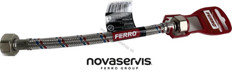 Novaservis nerezová flexi hadička PWS5 M1/2" x M1/2" 60 cm