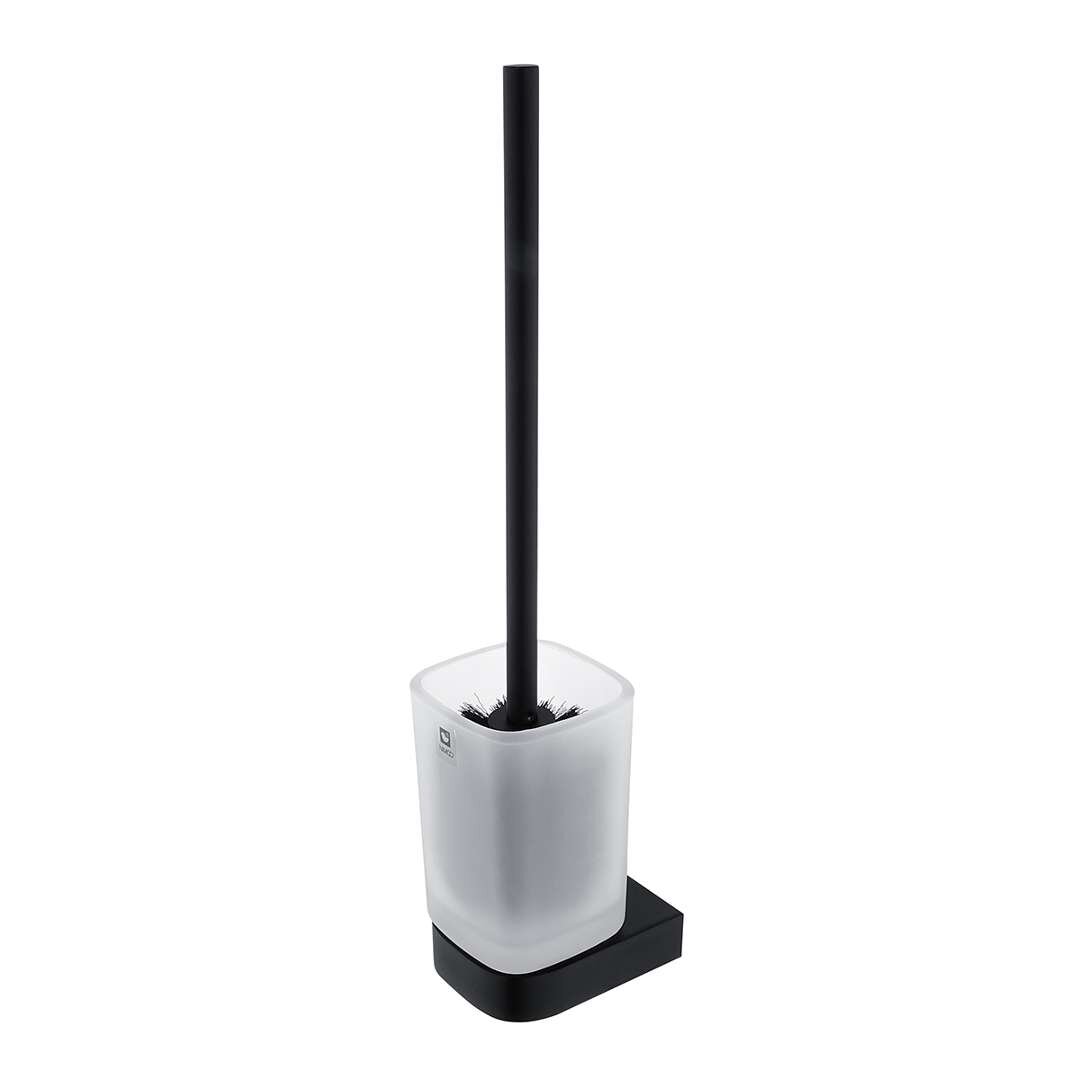 Nimco Nikau WC kefa s držiakom, čierna matná NKC 30094CN-90